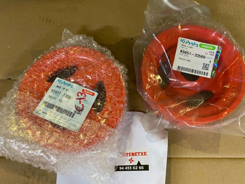 POLEA DOBLE KUBOTA F251, F3090, RCK60