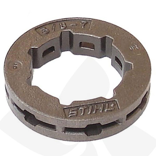 Piñón de cadena tipo anillo 7 dientes 3/8"