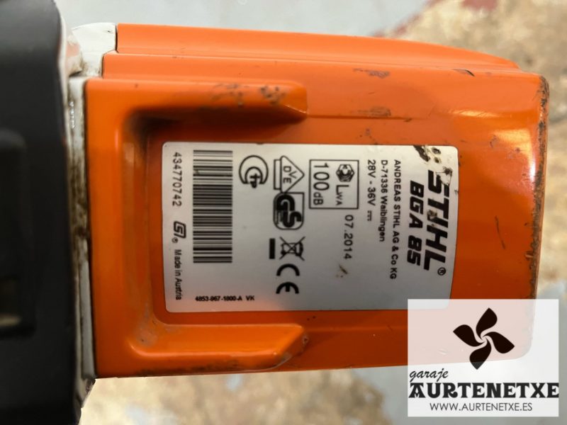 Soplador STIHL BGA 86 - Imagen 3